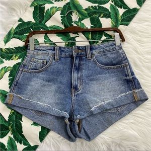 Kendall and Kylie High Rise Shorties 065